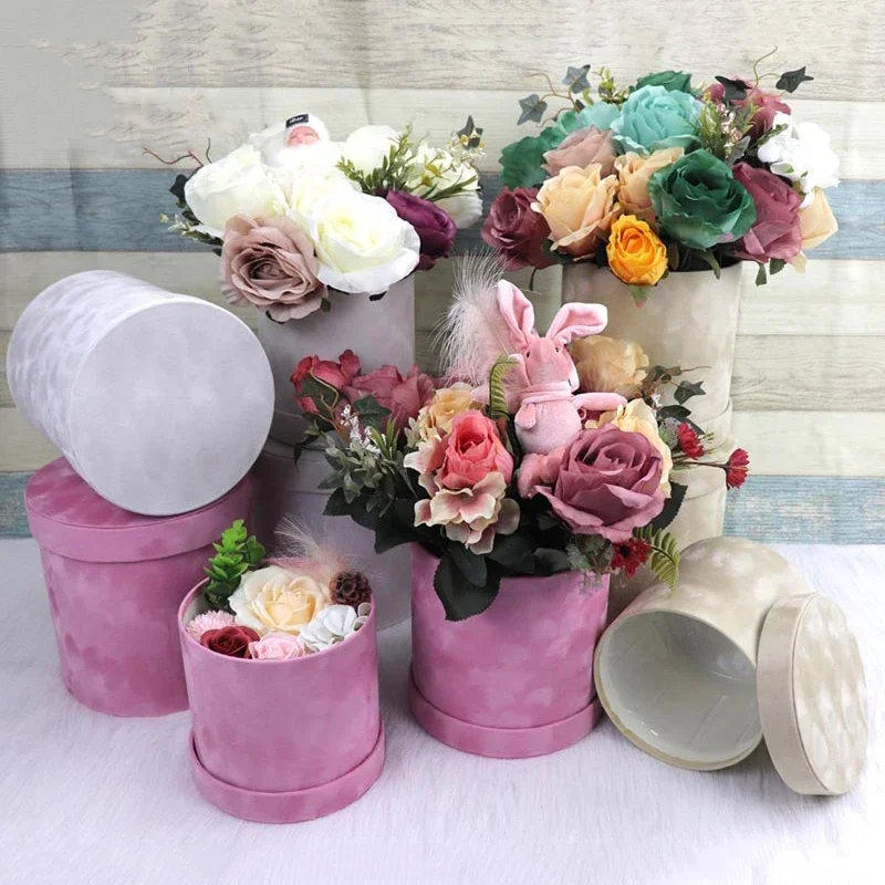 3-teiliges Set Runde Samt-Gesc – Florist Supply Buckets Bewertung und Preis
