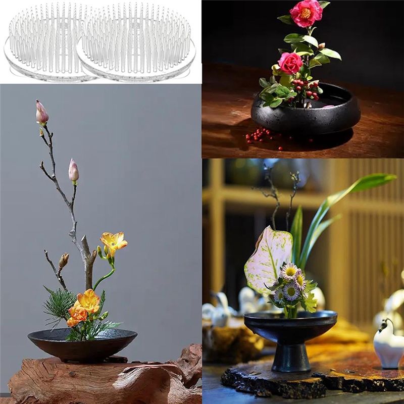 Set mit 12 durchsichtigen Kuns – Flower Frog Pin Bewertung und Preis