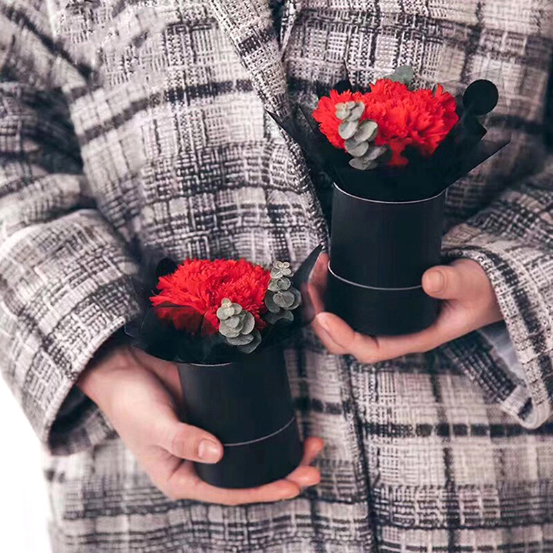 Runde Blumen-Papierbox mit Dec – Florist Supply Buckets Bewertung und Preis